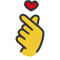Heart Hand Sticker by iespfaculdades