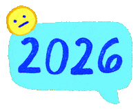 Happy New Year Sticker by Katharine Kow