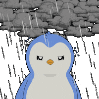 Sad Main Character Sticker by Pudgy Penguins