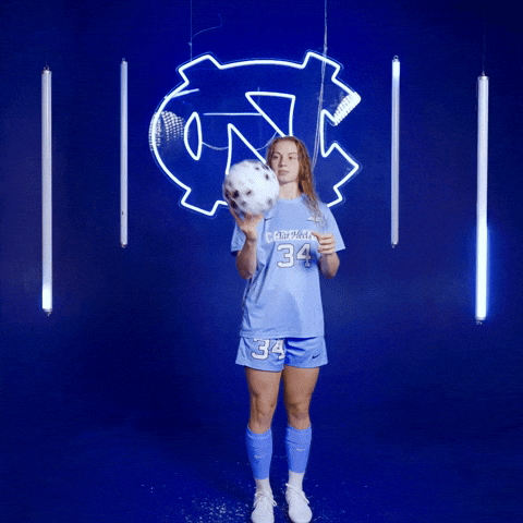 University Of North Carolina Soccer GIF by UNC Tar Heels