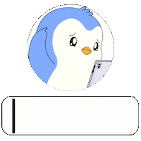 Text Hello Sticker by Pudgy Penguins