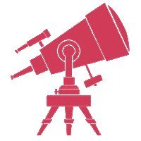 estudiotelescopio estudio telescopio estudiotelescopio Sticker