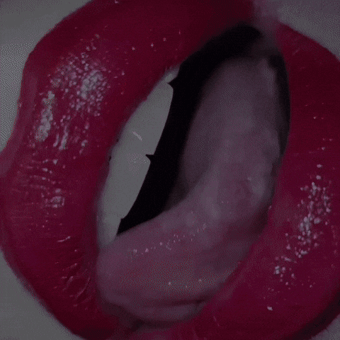 VenusEnvyDrag sexy lips teeth lipstick GIF