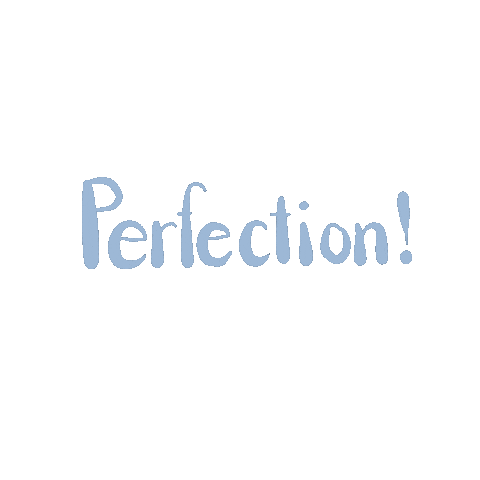 Perfection Exclamations Sticker
