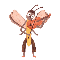 Bug Tick Sticker by pomelody