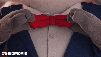 Suit Up Bow Tie GIF by Sing Movie