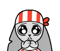 Sorry Rabbit Sticker