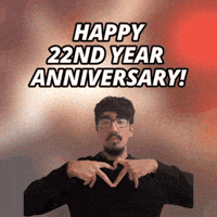 22Nd Anniversary GIF