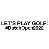 Hole In One Golf Sticker by Dutch Open