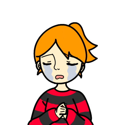Sad Tears Sticker