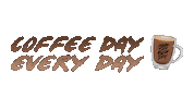 Coffee Day Sticker by Beach Day Every Day