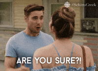 Are You Sure Schitts Creek GIF by CBC