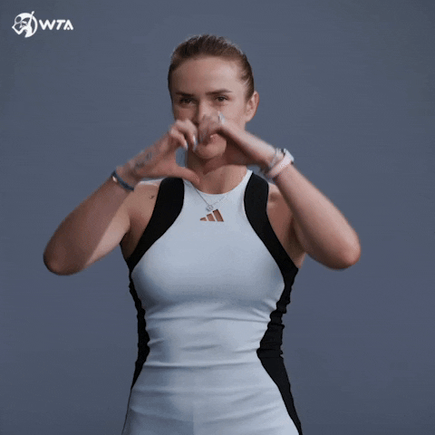 Elina Svitolina Love GIF by WTA