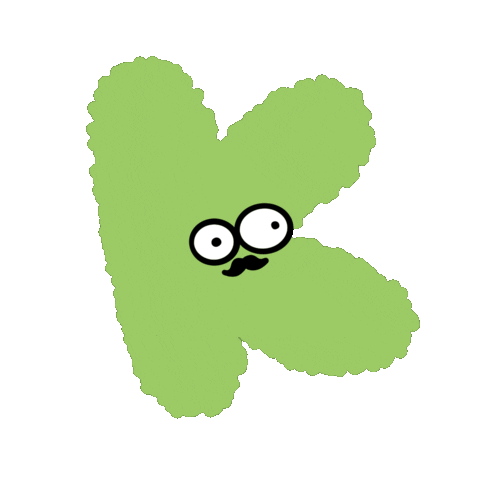 Alphabet K Sticker