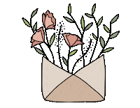 Flower Letter Sticker