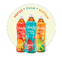 mylivelyteamy calm focus sustain nestlelivelytea Sticker