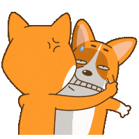 Corgi Shiba Sticker