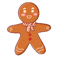 Christmas Gingerbread Sticker by Moli Fernyx