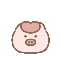 mizunqq 愛 愛心 豬 皮蛋 Sticker