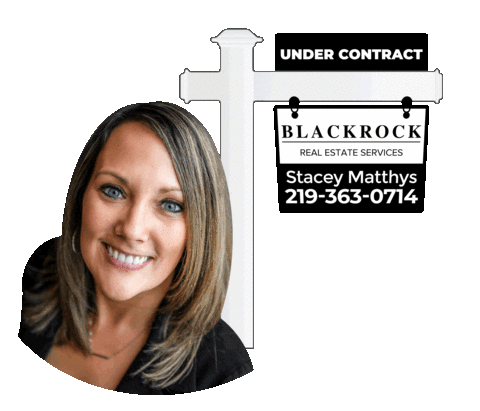 Real Estate Sign Sticker by Blackrock Real Estate Realtor Stacey Matthys