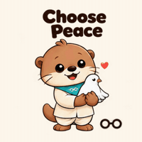 Be Kind Love GIF by Otto the Otter by GleeSpace