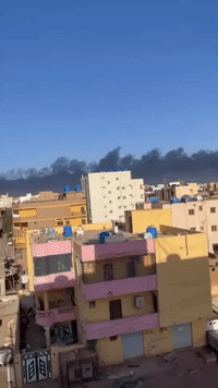 Dark Smoke Fills Khartoum Sky as Explosions Reported