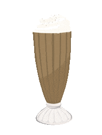 cafe cocktail Sticker by Sunnies Studios