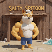 Flexing Spongebob Squarepants GIF by Doge Pound