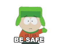 Be Safe Kyle Broflovski Sticker by South Park