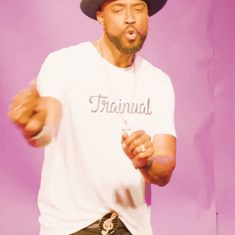 trainual dance dancing pink celebrate GIF