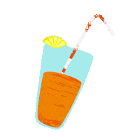 Orange Juice Miami Sticker