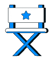 Big Screen Movie Sticker by Mat Voyce
