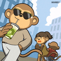 Walking Not Caring GIF by Wise Monkey Meme