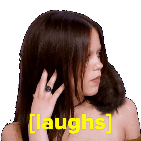 Jenna Ortega Lol Sticker by BuzzFeed