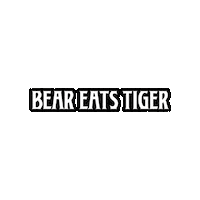 BearEatsTiger beer bear esports tiger Sticker