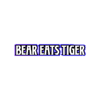 BearEatsTiger beer bear esports tiger Sticker