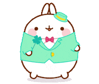 st patricks day love Sticker by Molang