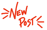 loeye new red new post post Sticker