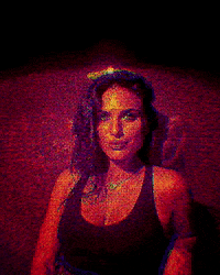 ContrastHigh glitch beauty woman gorgeous GIF