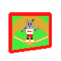 Diablos Rojos Baseball Sticker