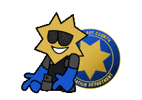 Happy Fun Sticker by Stanislaus County Probation