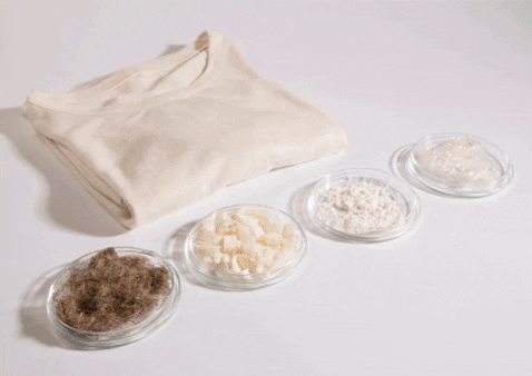 susannaraiskio giphygifmaker sustainablefashion circularfashion chemical recycling GIF