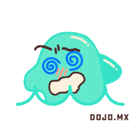 dojostudiomx dolphin dizzy delfin nausea Sticker