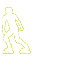 Roller Skating Sticker