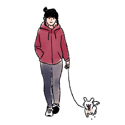 Dog Girl Sticker by jessoosketch