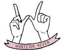nanaths whatever hands clueless as if Sticker