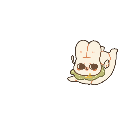 Bunny Sticker by moonie coco