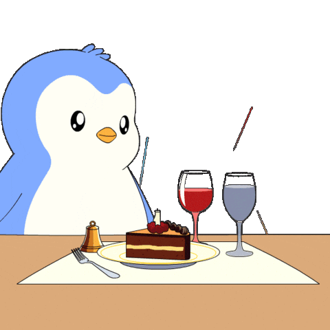 New Year Penguin Sticker by Pudgy Penguins