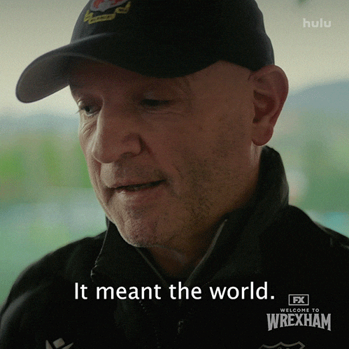 Feels Good Thank You GIF by Welcome to Wrexham