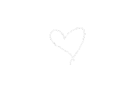 Heart White Hearts Sticker